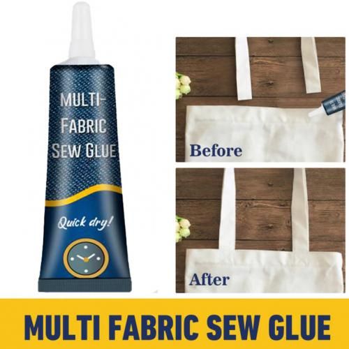 Jolixieye Stitch Liquid Multi-Use Fabric Adhere Fast Tack Dry Sew Glue Jeans Clothing Leather Sewing Solution Repairing Tool 2pcs New, Women's, Size