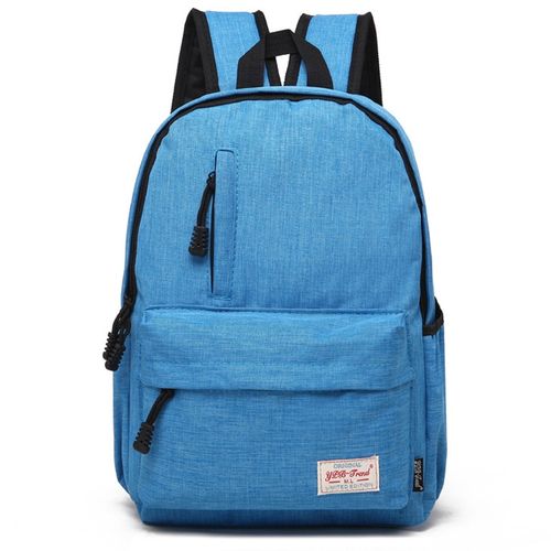 Buy Universal Multi-Function Canvas Laptop Computer Shoulders Bag Leisurely Backpack Students Bag, Big Size: 42x29x13cm, For 15.6 Inch And Belowbook, Samsung, Lenovo, Sony, DELL Alienware, CHUWI, ASUS, HP(Baby Blue) in Egypt