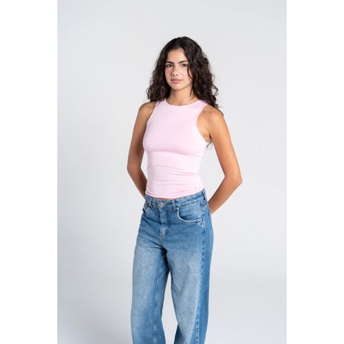 OUTDATED Round Neck Tank Top - Light Pink - image 3