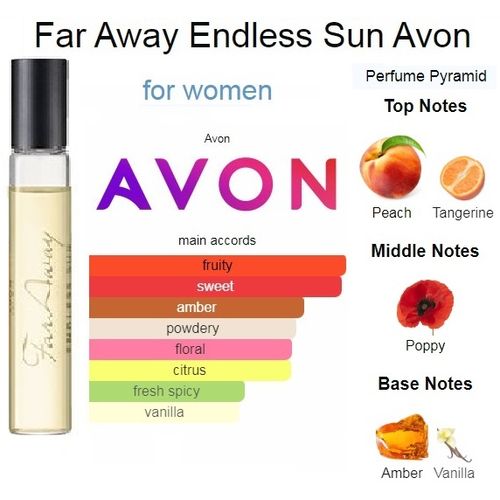 Far Away Endless Sun Avon perfume - a new fragrance for women 2023