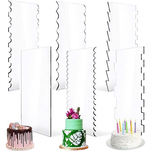 Deals on Teenitor Cake Scraper Cake Smoother 7 Pcs Cake Icing Scraper Cake  Smoother Scraper Cutters Smoother Tool Set | Compare Prices & Shop Online |  PriceCheck