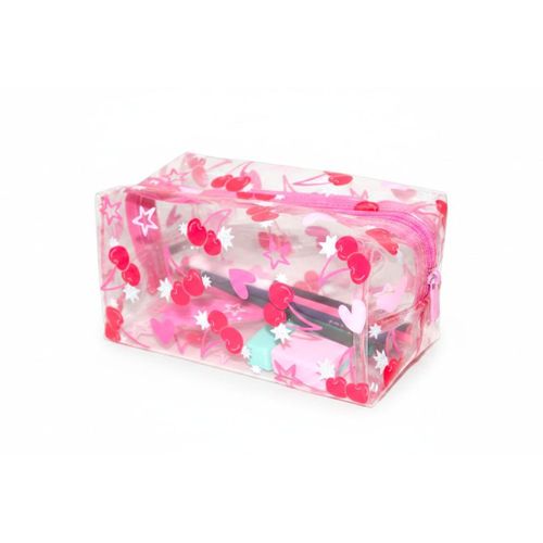 Powell Creative Cherries Clear Pencil Case, Pvc