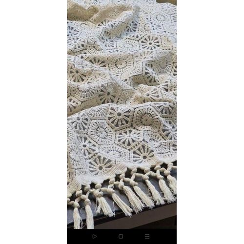 product_image_name-Generic-رانر لاسيه مكرميه مفرّغ بشراشيب   -1