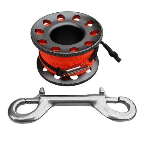 Generic Mini Compact Scuba Diving Reel Finger Spool & 15m Line