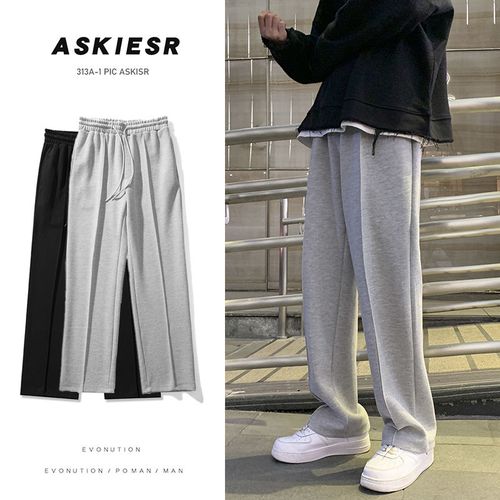 Mens Sweatpants Men Casual Thin Solid Folk-custom Straight-leg Wide-leg  Ankle-Length Pants Mens Pants Mens Joggers with Pockets New Arrival Green  3XL - Walmart.com