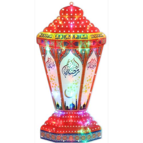 product_image_name-Generic-فانوس رمضان مسطح مع ضوء LED وامض، مناسب للتعليق، كبير الحجم 60 سم-1