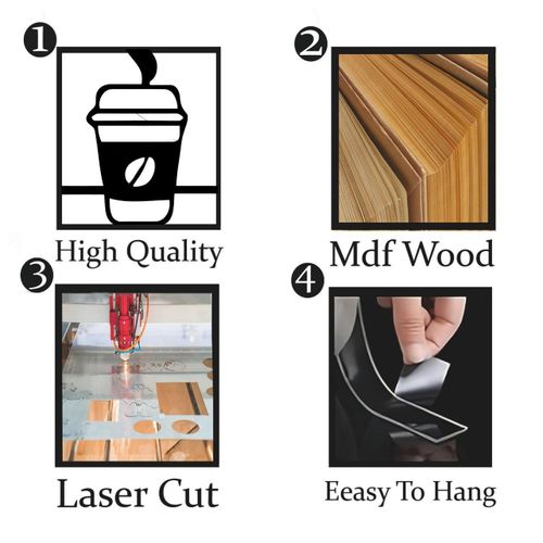 product_image_name-Generic-ديكور منزلي - شكل فنجان قهوة وكأس نبيذ - للمطبخ أو غرفة المعيشة-3