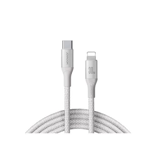 product_image_name-JOYROOM-S-A28 Type-C to Lightning Cable – 30W – 1m – White-1