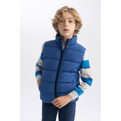 product_image_name-Defacto-Boy Mock Neck Regular Fit Vest - Royal-1