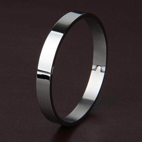 Plain stainless sale steel bracelet