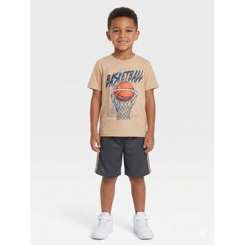 product_image_name-Generic-Kids' Pyjama Set Basket Ball Beige-1