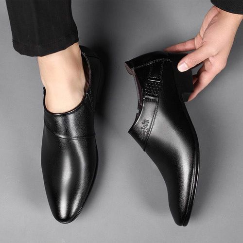 Buy Fashion Men's Business Formal Work Shoes Formal Dress Shoes - Black in Egypt