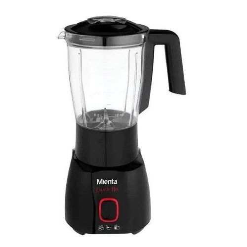 product_image_name-Mienta-Blender with 2 Mills, 400 Watt, 1.75Liters, Black - BL1361B-2
