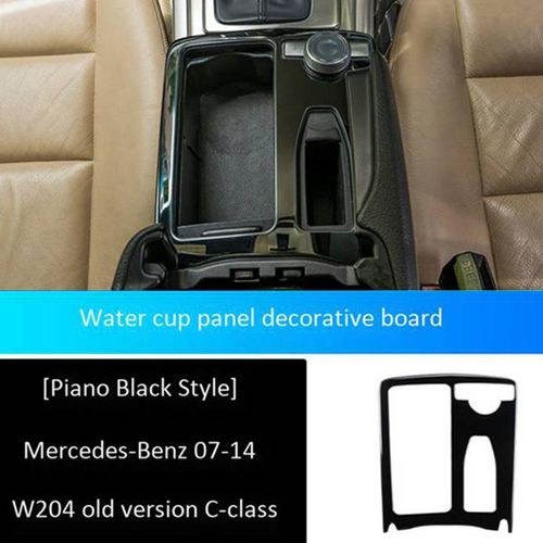 Generic Car Center Console Water Cup Holder Frame Cover Trim Accessories  for Mercedes Benz C Class W204 C180 C200 2007-2014(RHD) @ Best Price Online