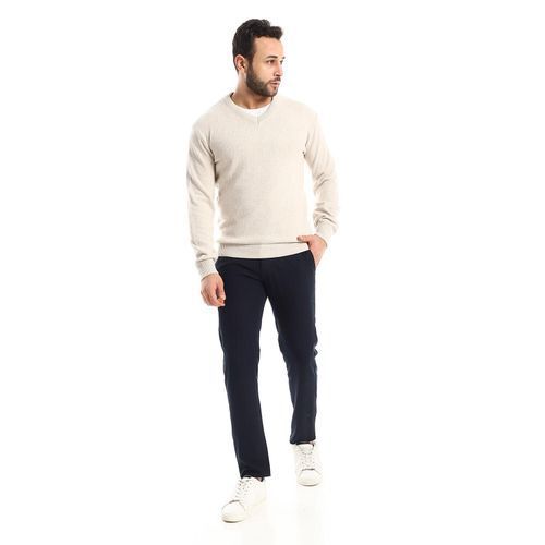 Pale beige pullover sales