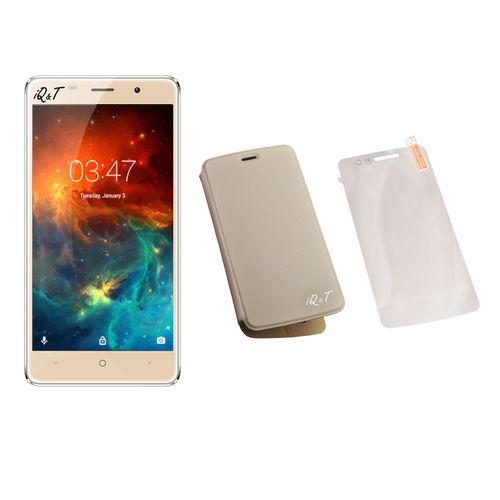 iQ&amp;T IFoo U50 Dual SIM Mobile Phone - 16GB - 1GB RAM - 3G - Gold