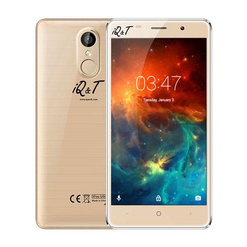 iQ&amp;T IFoo U50 Dual SIM Mobile Phone - 16GB - 1GB RAM - 3G - Gold