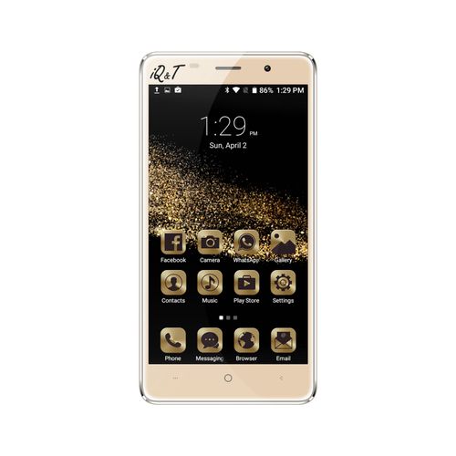 iQ&amp;T IFoo U50 Dual SIM Mobile Phone - 16GB - 1GB RAM - 3G - Gold