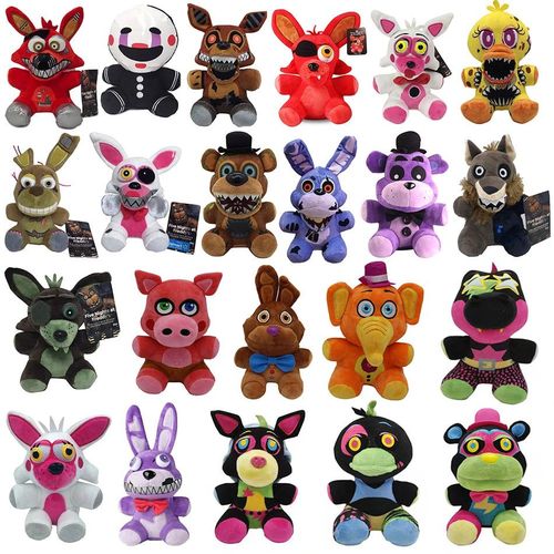 Puppet Five Nights At Freddy's Fnaf Pelúcia 18cm Bonnie Foxy