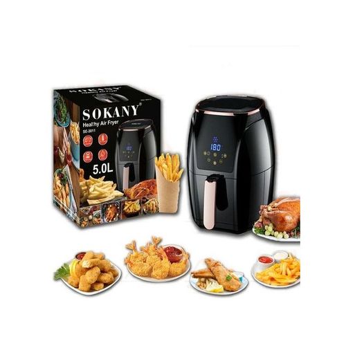 Buy Sokany Digital Air Fryer  5 L / 1500 W - (SK-3011) in Egypt