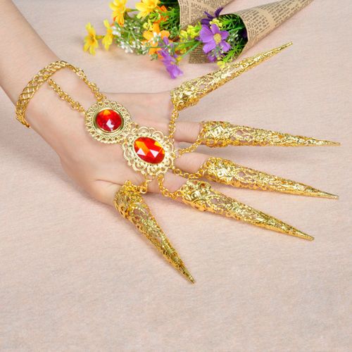 Indian Fashions  Bangles  Bracelet with Finger Ring  Indian CZ Bracelets