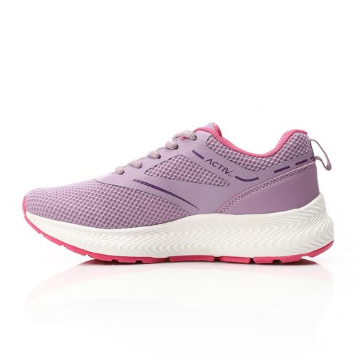 product_image_name-Activ-Solid Textile Lace Up Sneakers - Dusty Lavender-4