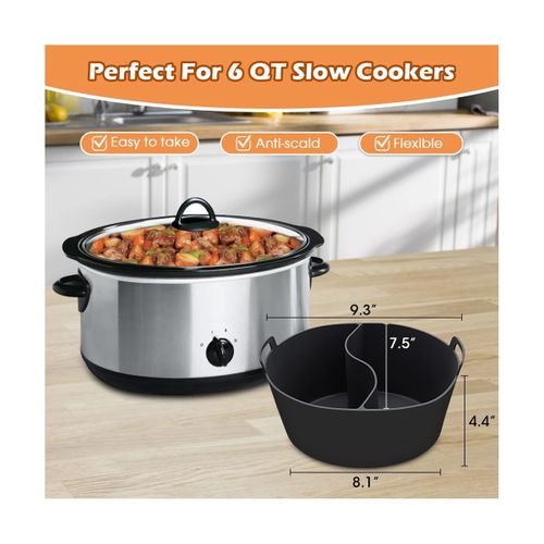  Silicone Slow Cooker Liner Fits Crock-pot 6 Quart Oval