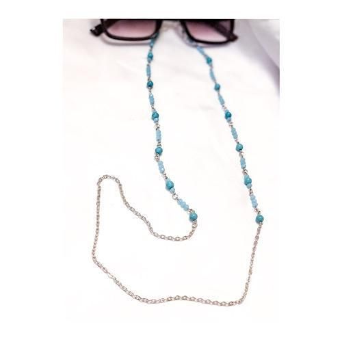 product_image_name-Generic-سلسلة نظارات جميلة من خرز الفيروز مع خرز فضي-1