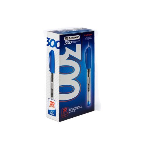 اشتري Bravo 3 Box Of  Blue  Pen  (0.7)  30 Pcs في مصر