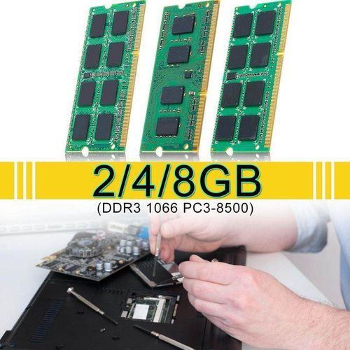 Buy NEW Laptop Memory RAM DDR3 PC3 8500 1066MHz 204pin SODIMM Non-ECC CL7 2 X GB Lot DDR3 1066 2GB in Egypt