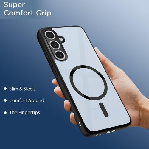 product_image_name-Generic-غطاء حماية كامل مع درع كاميرا من نوع ماغسيف شفاف مقاوم للصدمات ومضاد للسقوط لسامسونج A56 | A36، شفاف بإطار أسود-5