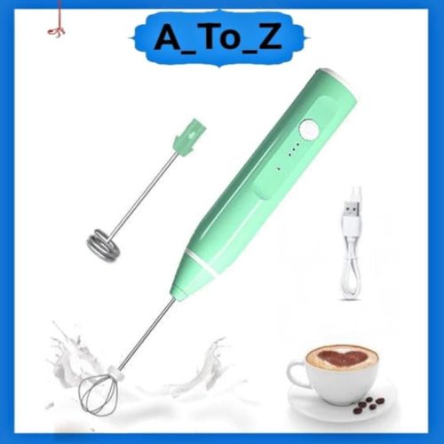 product_image_name-Generic-صانع رغوة كهربائي للاتيه والكابتشينو - شحن USB، مضربان قابلان للتبديل-1