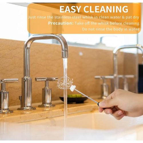 product_image_name-Generic-صانع رغوة كهربائي للاتيه والكابتشينو - شحن USB، مضربان قابلان للتبديل-7