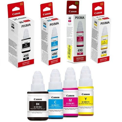 gi 490 ink bottle 4 pcs c m y bk