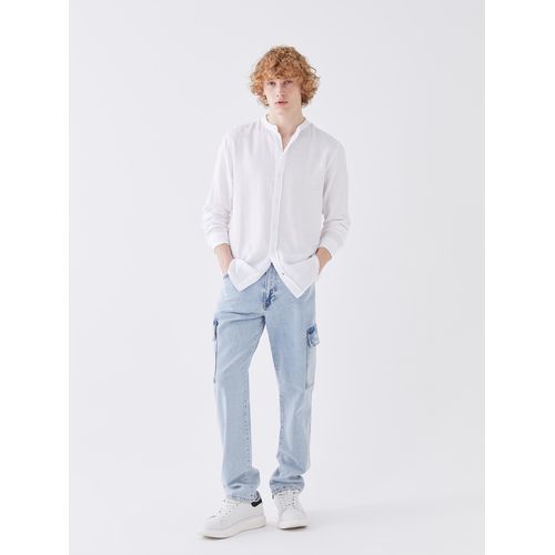 product_image_name-LC Waikiki-قميص LC Waikiki ذو الأكمام الطويلة بتصميم عادي من قماش دوبى-6