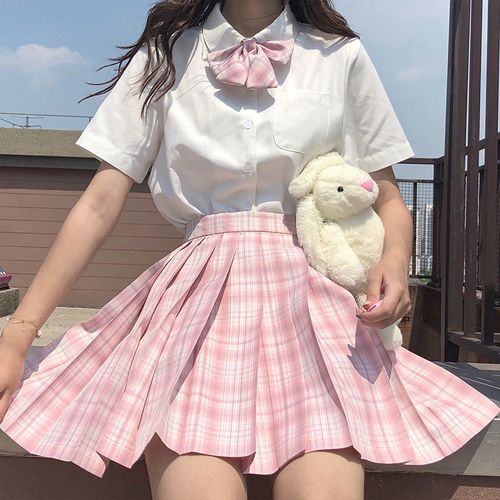 Fashion Pink Plaid Pleated Skirt Summer Winter Black Mini Skirts Women  Micro Skirt White Skirt Kawaii Harajuku Y2k Skirt High Waist @ Best Price  Online