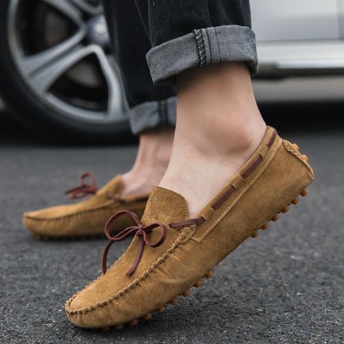 Buy Flangesio EUR 38-47 New Arrival Men Shoes Casual Moccasins Men Loafers High Quality Full Grain Leather Shoes in Egypt