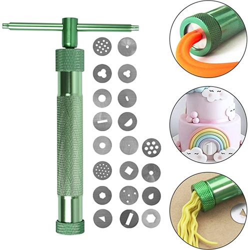 Generic Supkiir 33Pcs Clay Fondant Extruder Cake Decorating Supplies Sugar  Modeling Tool, Clay Extruder Gun With Sugar Paste Extruder, Ball Stylus  Dotting Cake Crafts Clay Sculpting Tools @ Best Price Online