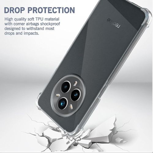 product_image_name-Generic-غطاء حماية من البولي يوريثين فائق النحافة وعالي الوضوح ومقاوم للحرارة مع وسادة هوائية، متوافق مع Realme 14 Pro Plus، لون شفاف-3