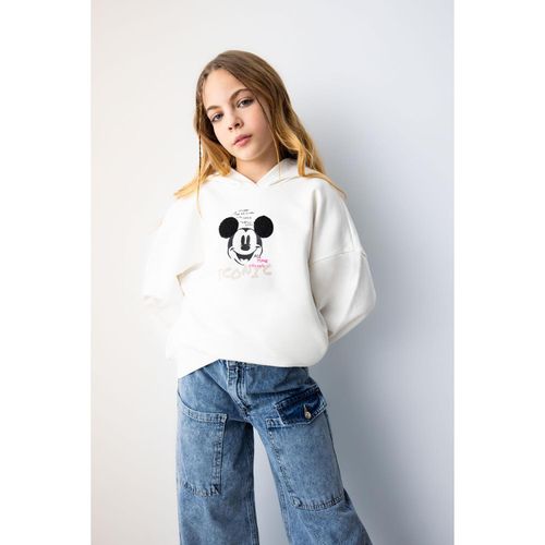 product_image_name-Defacto-Girls Disney Mickey & Minnie Relax Fit Hooded Sweatshirt-5
