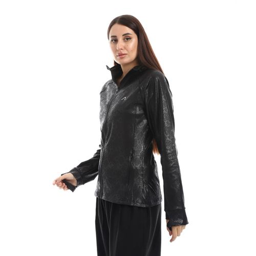 product_image_name-Activ-Lightweight Zip Jacket - Black-2