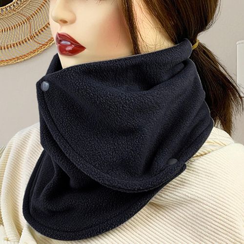 Generic Winter Neck Gaiter For Men Women Multipurpose Scarf Black