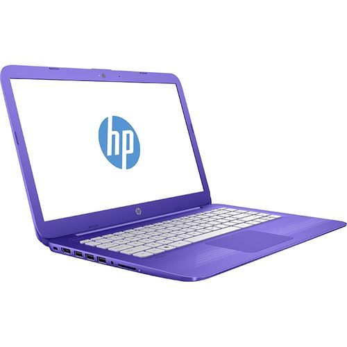 HP لاب توب Stream 14-cb113wm - Intel Celeron - رام 4 جيجا بايت - ذاكرة EMMC 32 جيجا بايت - شاشة HD 14 بوصة - معالج رسومات Intel - Windows 10 - بنفسجي