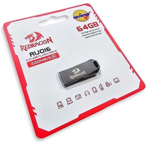 product_image_name-Redragon-فلاش درايف RU016 3.2 USB DRIVE 64GB أداء عالي للصور الرقمية والتخزين-2