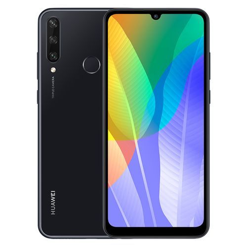 product_image_name-Huawei-Y6p - 6.3-inch 64GB / 3GB 4G Mobile Phone - Midnight Black-1