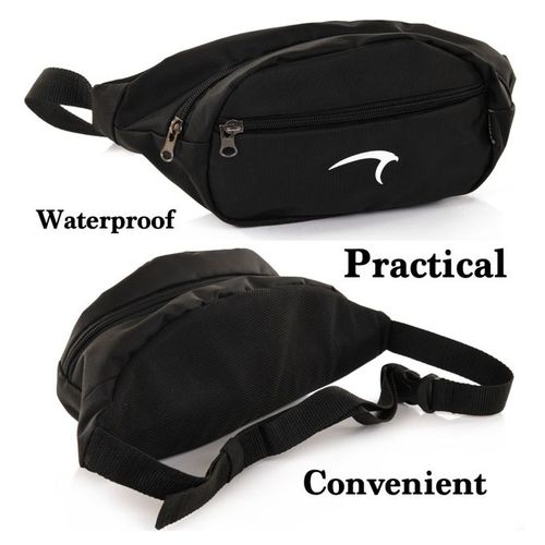 product_image_name-mintra-حقيبة الخصر الكبيرة من مينترا - مقاومة للماء - عملية ومريحة - 2 قطع - رمادي / أسود-5