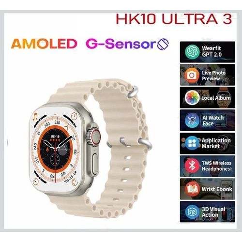 product_image_name-Generic-ساعة سمارت HK10 ULTRA 3 عدد 2 سوار-3