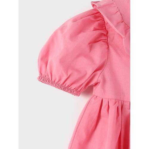 product_image_name-LC Waikiki-فستان للبنات من LC Waikiki مع ياقة طفل وأكمام قصيرة-2