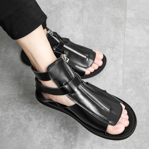 Buy MYRA Women's Grey Tassel Accent Flat Sandals - 6 UK at Amazon.in