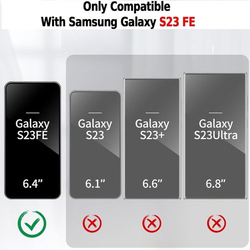 product_image_name-Generic-جراب مغناطيسي شفاف لموبايل سامسونج جالاكسي S23 FE متوافق مع ماج سيف خلفي صلب مضاد للصدمات بإطار من السيليكون ممتص S23 2023 -2